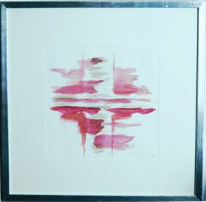 Aquarellbild Titel: "Sakral 1"