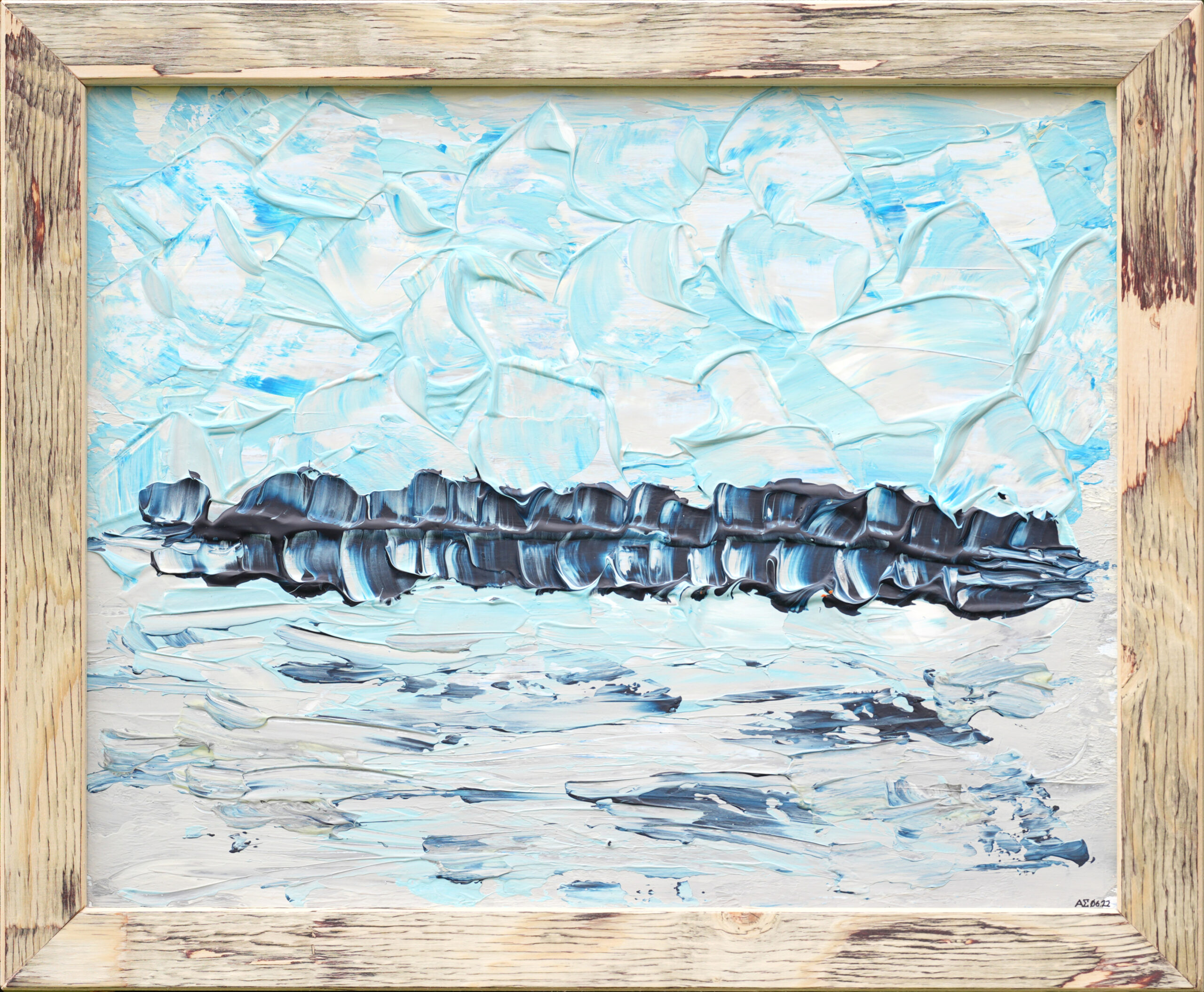 Acrylbild Titel: "Quattro Stagioni Inverno 01" – Bild 2