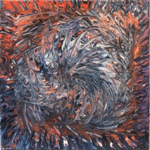 Acrylbild Titel "Wirbelstrudel" / "Vortex"